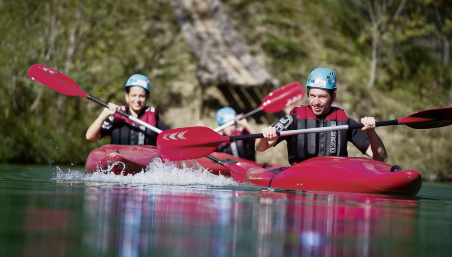Kajak Caving © Flachau Tourismus